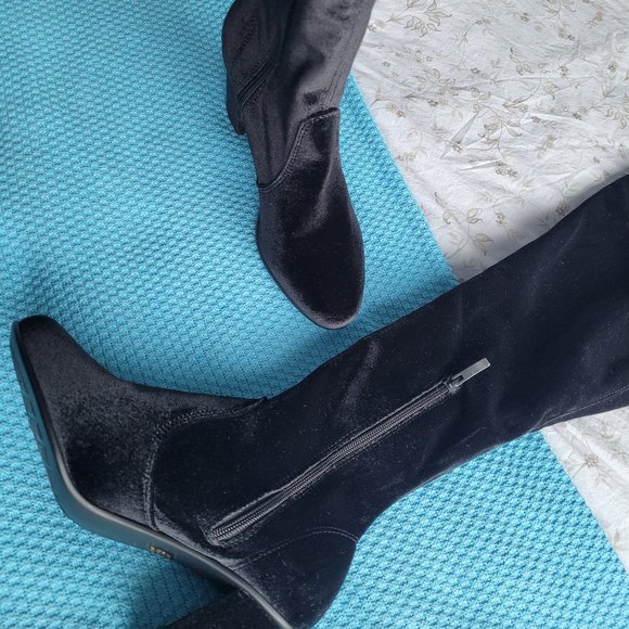 NWT Ron White Rapisardi Over-the-Knee Pull on Boots (7.5/8) Vegan - Picture 6 of 10